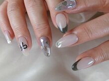 ネイルサロンアンドスクール バニラ(nailsalon&school VANILLA)/ハートホロネイル