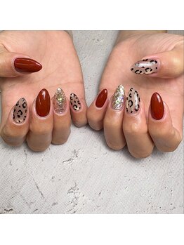 エムズネイル(M’s NAIL)/レオパードデザイン☆