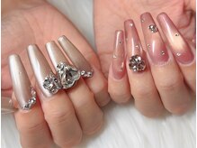 ネイルアンドアイラッシュ シシュ なんば本店(nail&eyelash SyiSyu)/ロングネイル マグネット