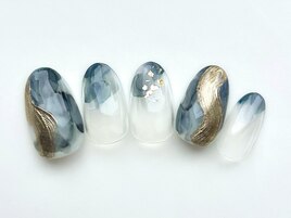 インク　ミラー　箔　にじみ