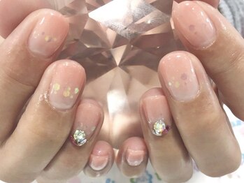 ネイルサロン 爪吉/ビジューとの相性も◎