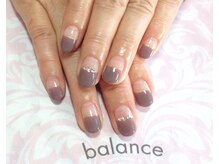 パラジェル登録サロン バランス シンプルネイル&アイラッシュ 新田東店(balance)/大人ネイル