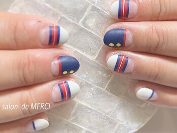 サロン ド メルシー(Salon de MERCI)/ボーダーデザイン☆