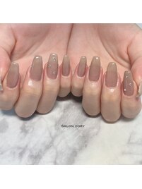 ワンカラー＋パーツ乗せ