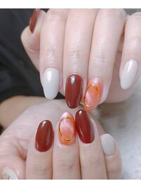 ボルドーネイル/美フォルム