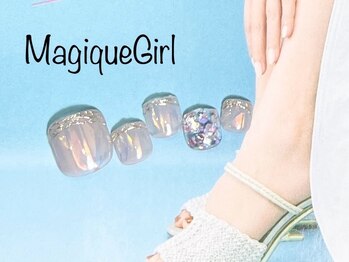 マジックガール 津田沼店(MagiqueGirl)の写真/夏のサンダルやおしゃれが映える・気分も上がる♪ワンカラー/2本アート/10本アートまで多数クーポンご用意