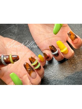 手描きアートが得意なサロン