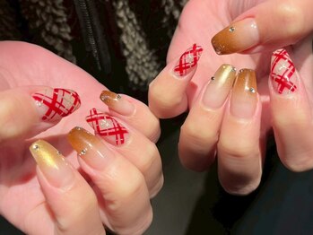 メゾンシンバ(Maison Simba)/Check x Gradation