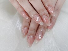 スペラ 大宮店(Spera)/細フレンチワンホンチークネイル