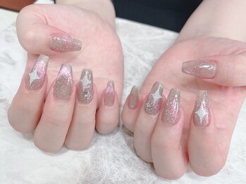 レイラ ネイルサロンアンドスクール(Leyla nailsalon&school)/韓国風マグネットフラッシュ‥