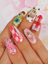 カラーズ 浜松店(colors)/春カラーをふんだんに使って♪