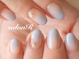 カラーグラデーション+アート2本