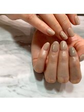 コルソケーツー 梅田茶屋町(corso k-two)/パールで大人オフィスネイル