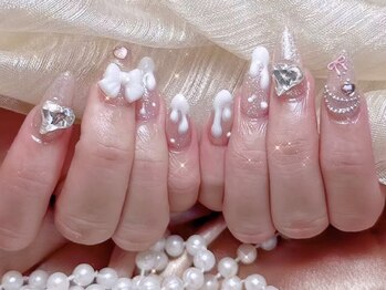 シーアンドビーネイル(C&B Nail)/雪ネイル