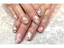ひな祭りネイル