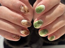 シェルネイル(SHELL NAIL)/ラテ/ニュアンス/staff:Noa