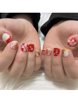 ルッカ(Lucca)/お正月ネイル