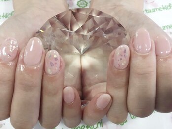 ネイルサロン 爪吉/ワンカラーにちょこっと☆