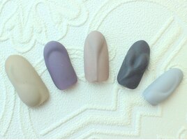 *3Dシンプルマットネイル