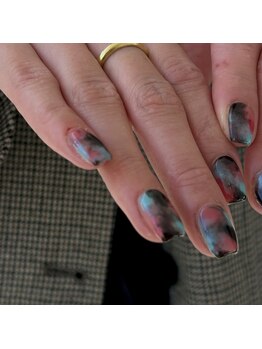 カサネネイルルーム(CASANE nail room)/マーブルネイル　デザイン90min