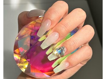 ネスレ ネイル(NESTLE NAIL)/ハート付きホワイトマグネット
