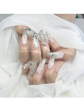 アン ジョーヌドラゴ/【ロングネイル】ホワイトネイル