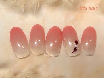 ピンクネイル/パラジェル/銀座