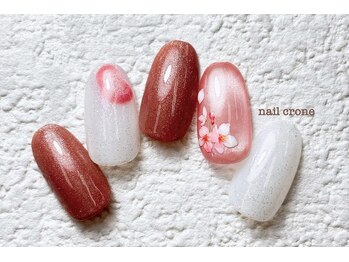 スプリングフラワーネイル