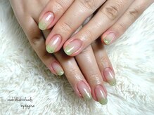 ノアブルーバードネイルズ(Noah' bluebird .nails)/グリーングラデーション