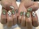 アネモネネイル(anemone nail)の写真