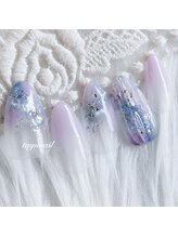 たゆ ネイル(たゆnail)/パープルニュアンスネイル