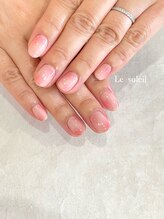 ル ソレイユ(Le soleil)/ピーチネイル　by　mikiko