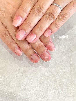 ル ソレイユ(Le soleil)/ピーチネイル by mikiko