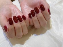 ネイルズ ララ(nails Lala)/ボルドー。