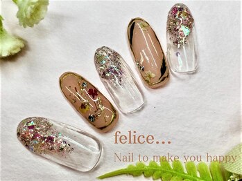 フェリーチェ 川間店(felice)/【定額ネイル】¥7980