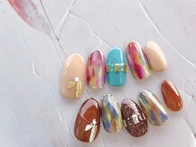 ネイルサロン ブリオン(Nail Salon Bullion)/エスニックマーブルネイル