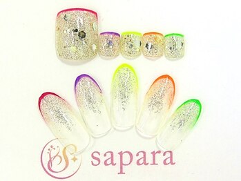 津田沼ネイルサロン サパラ(sapara)/ハンドフットセット定額¥11,499