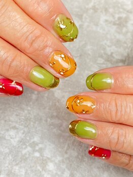 ラヴィネイル(La Vie Nail)/フレンチネイル/ミラーネイル