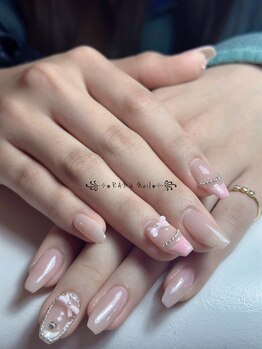 ラムネイル 恵比寿店(RAMU nail)/チップ長さ出しグラデーション