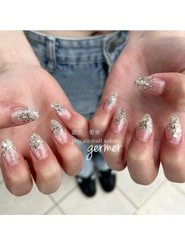 ジェルメ(germer)/ラメグラデーションスカルプ★