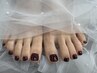 【FOOT】ジェルワンカラー　/トレンドカラーで気分UP♪