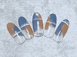 塗りかけネイル