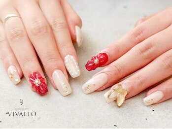 ワールド ビューティ ヴィヴァルト 宝塚店(WORLD BEAUTY VIVALTO)/バレンタインネイルアート