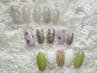 【HAND】定額デザイン◇シンプルコース◇ケア付 ￥5000