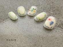 ￥7000 塗りかけネイル 1008c