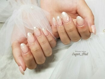 シュガーネイル(sugar nail)/長さ出し+アート