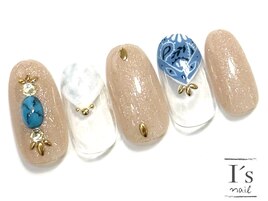 【ゴージャスジェルネイル♪】