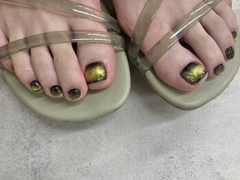 ネイルサロン ドゥ(Nail Salon Doux)/（平田）バイカラーマグネット