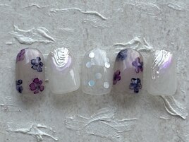 水彩じゅわっとink flower