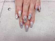 ネイル ビューティーマジック 葛西本店/リボンデザインネイル